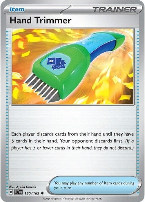Hand Trimmer (150/162) (TEF) - Pokemon Single