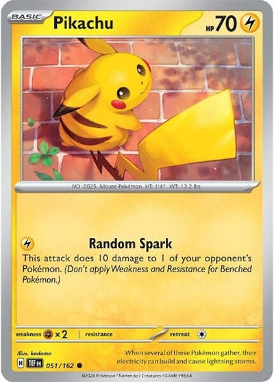 Pikachu (051/162) (TEF)