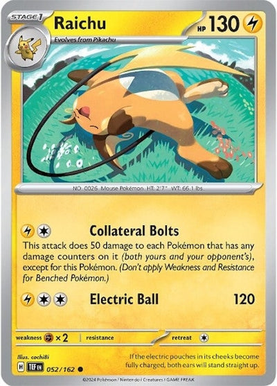 Raichu (052/162) (TEF)