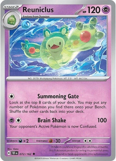 Reuniclus - 072/162 (072/162) (TEF)
