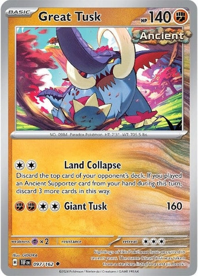 Great Tusk (097/162) (SV05: Temporal Forces)