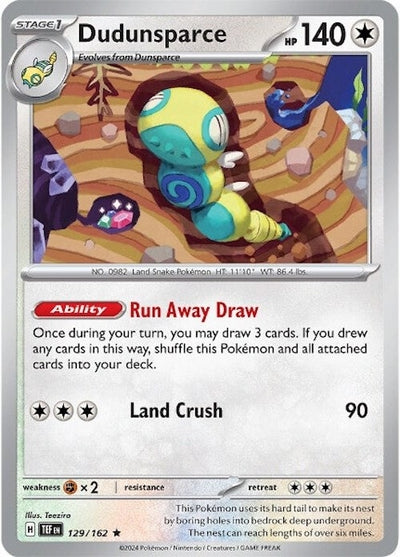Dudunsparce (129/162) [SV05: Temporal Forces]