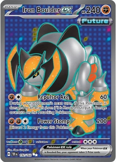 Iron Boulder ex (192/162) [SV05: Temporal Forces]