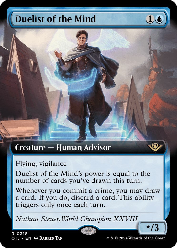 Duelist of the Mind (Extended Art) (318) [OTJ] - MTG Single