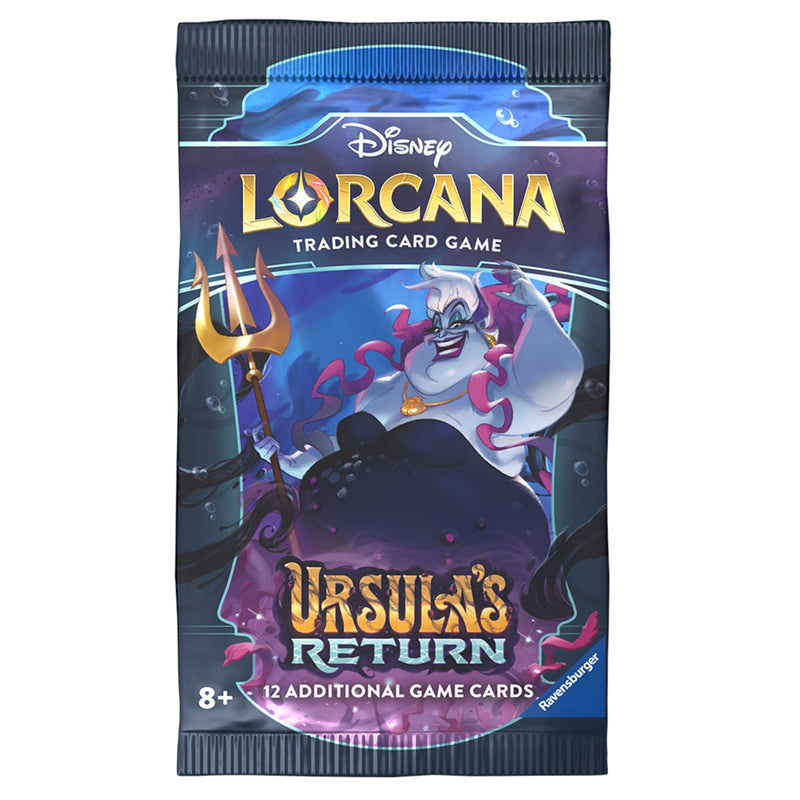 Disney Lorcana: Ursula’s Return Booster Pack (4) - Disney Lorcana Sealed