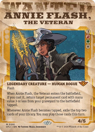 Annie Flash, the Veteran (Showcase) (291) [Outlaws of Thunder Junction]