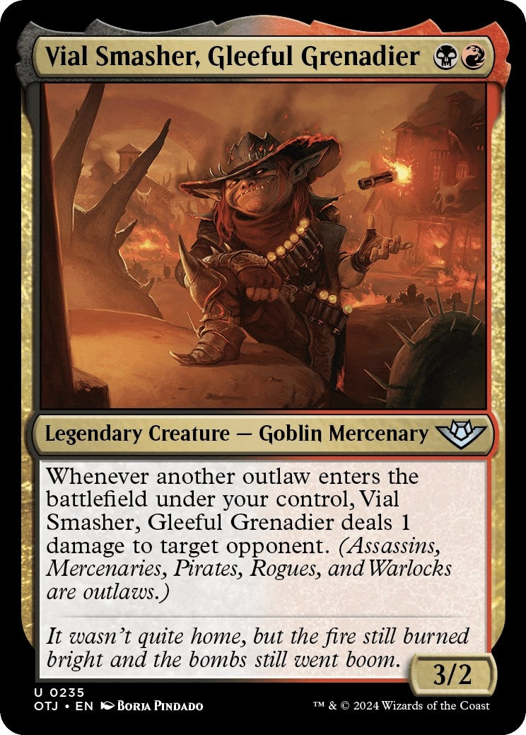 Vial Smasher Gleeful Grenadier (235) [OTJ] - MTG Single