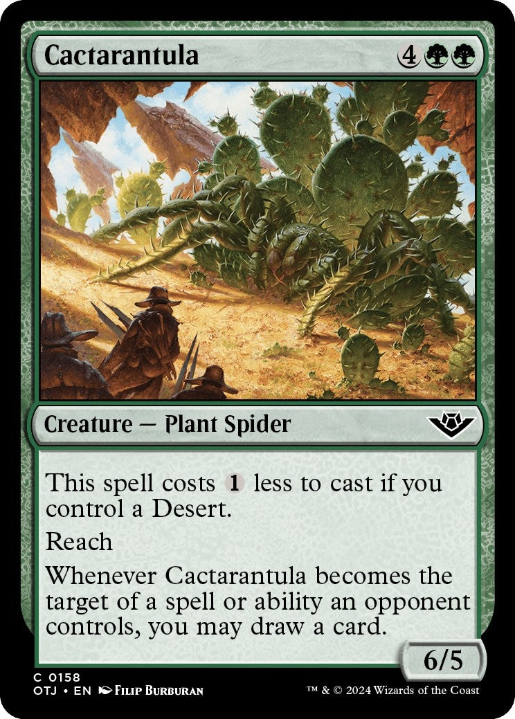 Cactarantula (158) [OTJ] - MTG Single