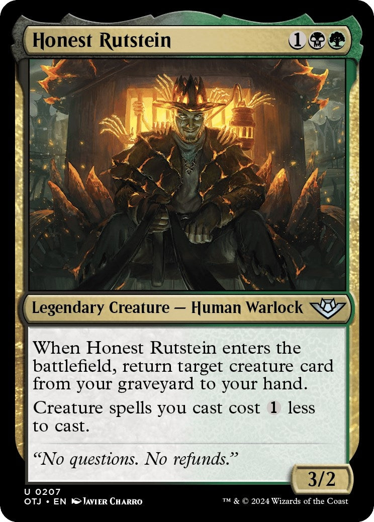 Honest Rutstein (207) [OTJ] - MTG Single