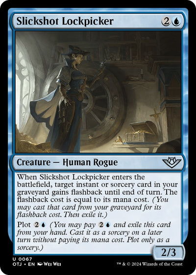 Slickshot Lockpicker (67) (Outlaws of Thunder Junction)
