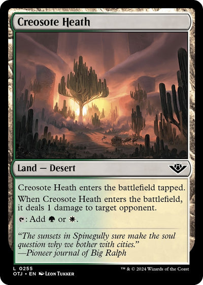 Creosote Heath (255) [Outlaws of Thunder Junction]