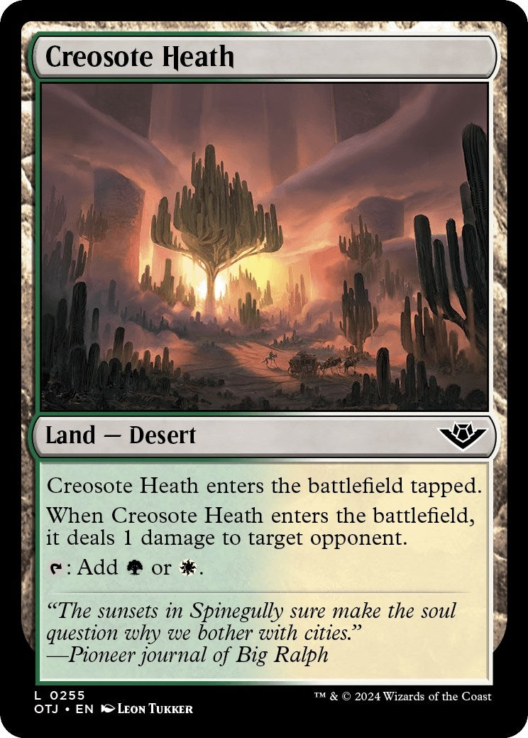 Creosote Heath (255) [Outlaws of Thunder Junction]