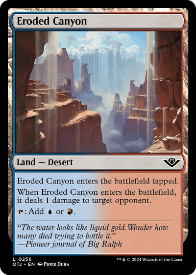 Eroded Canyon (256) [Outlaws of Thunder Junction]