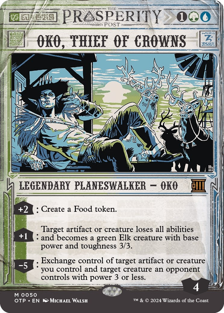 Oko Thief of Crowns (50) [OTP] - MTG Single