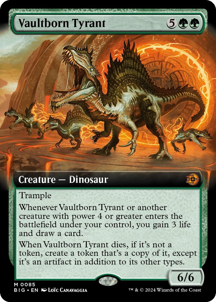 Vaultborn Tyrant (Extended Art) (85) [BIG] - MTG Single