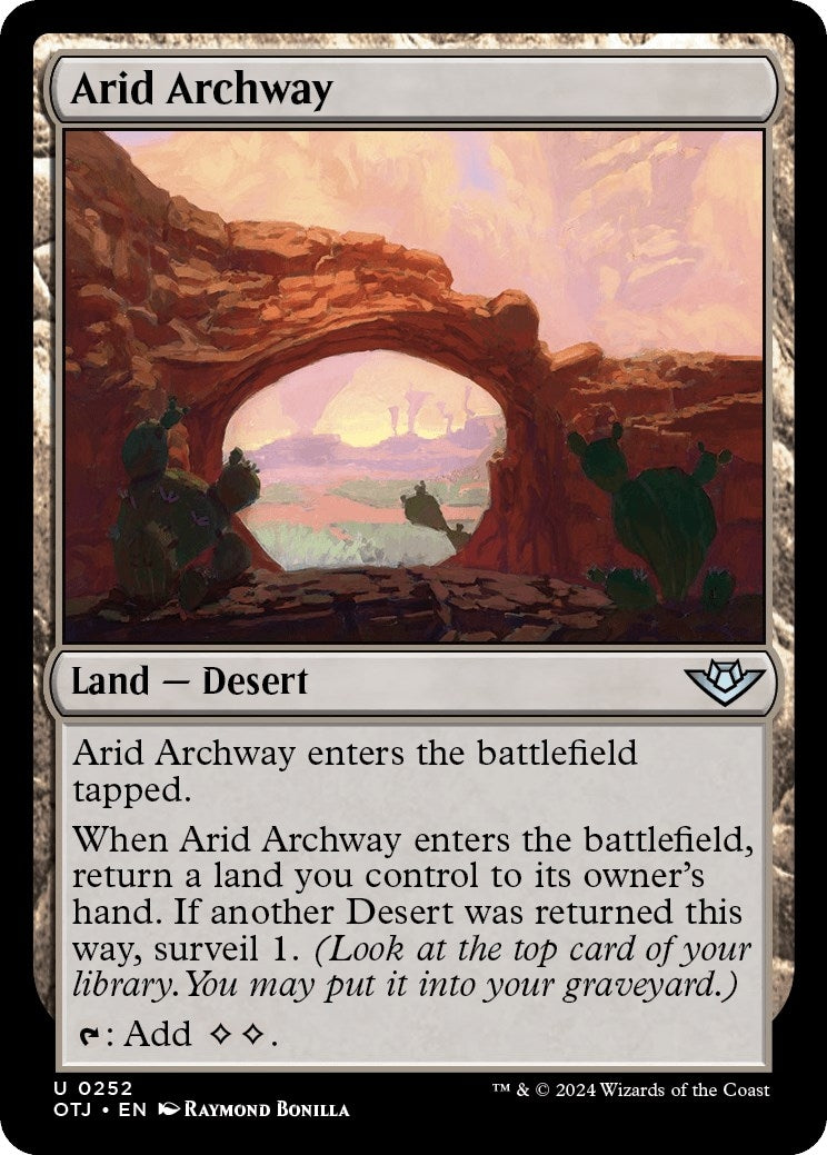 Arid Archway (252) [OTJ] - MTG Single
