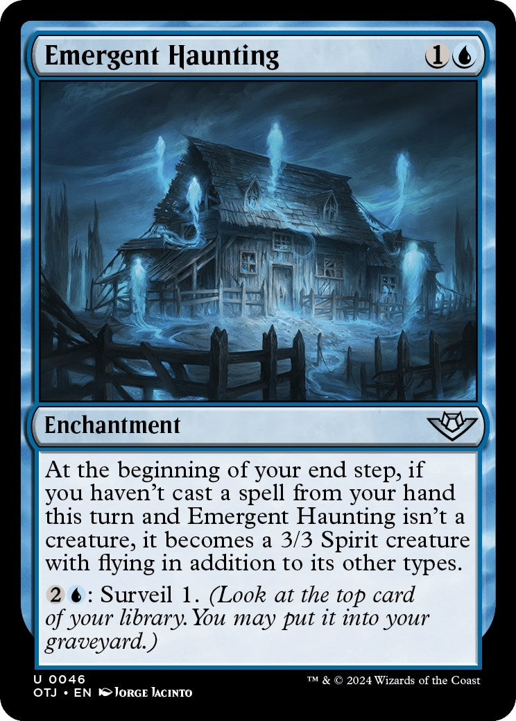 Emergent Haunting (46) [OTJ] - MTG Single