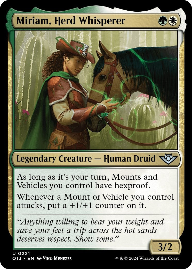 Miriam Herd Whisperer (221) [OTJ] - MTG Single
