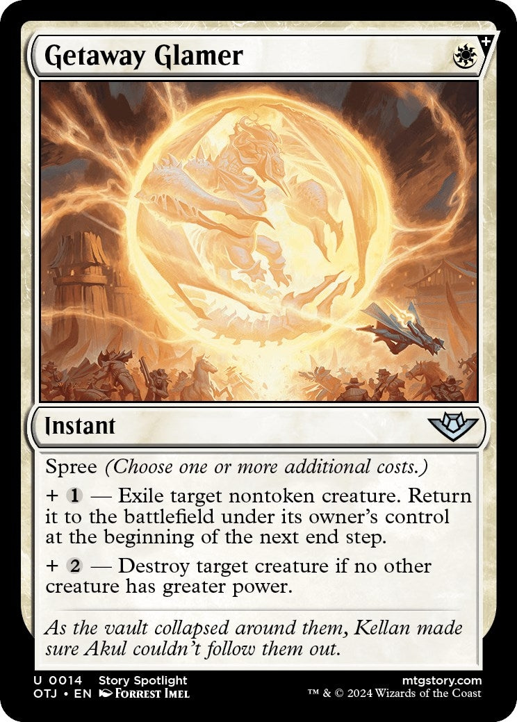 Getaway Glamer (14) [OTJ] - MTG Single