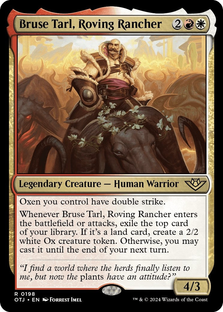 Bruse Tarl Roving Rancher (198) [OTJ] - MTG Single