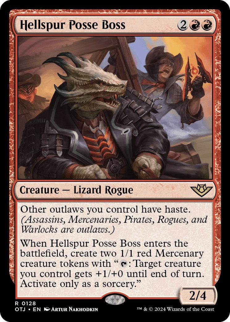 Hellspur Posse Boss (128) [OTJ] - MTG Single