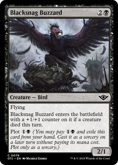 Blacksnag Buzzard (79) [Outlaws of Thunder Junction]