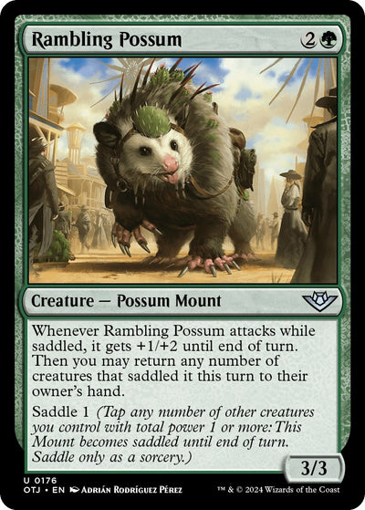 Rambling Possum (176) [Outlaws of Thunder Junction]