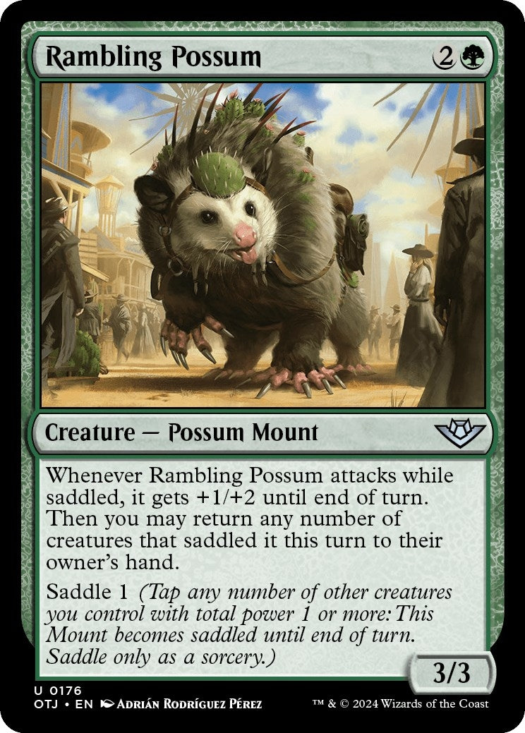 Rambling Possum (176) [OTJ] - MTG Single