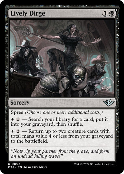 Lively Dirge (93) [Outlaws of Thunder Junction]