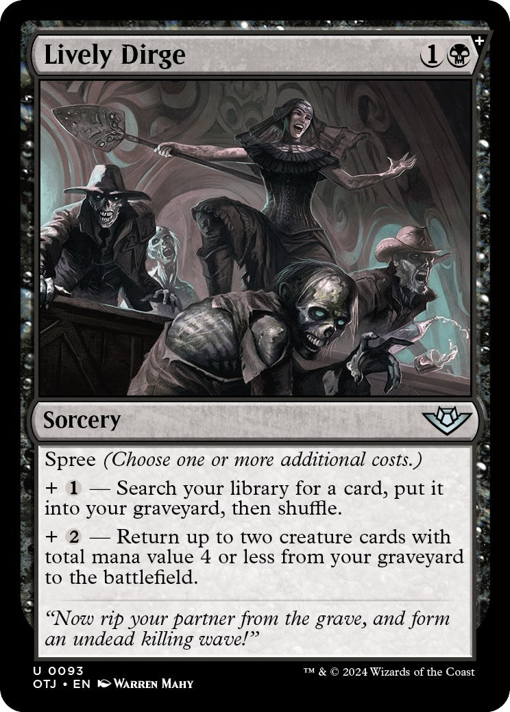 Lively Dirge (93) [OTJ] - MTG Single