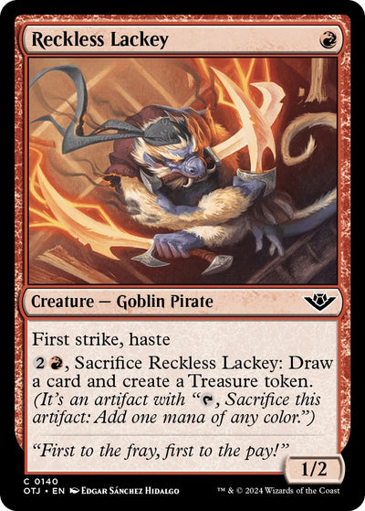 Reckless Lackey (140) (Outlaws of Thunder Junction)