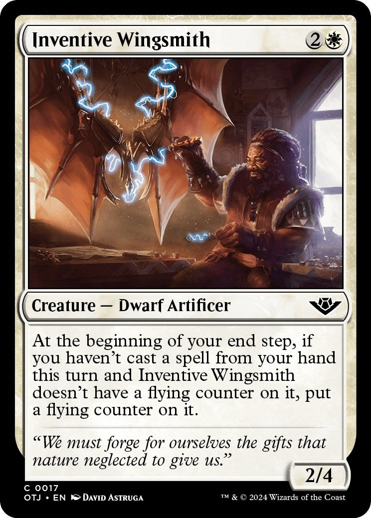 Inventive Wingsmith (17) [OTJ] - MTG Single