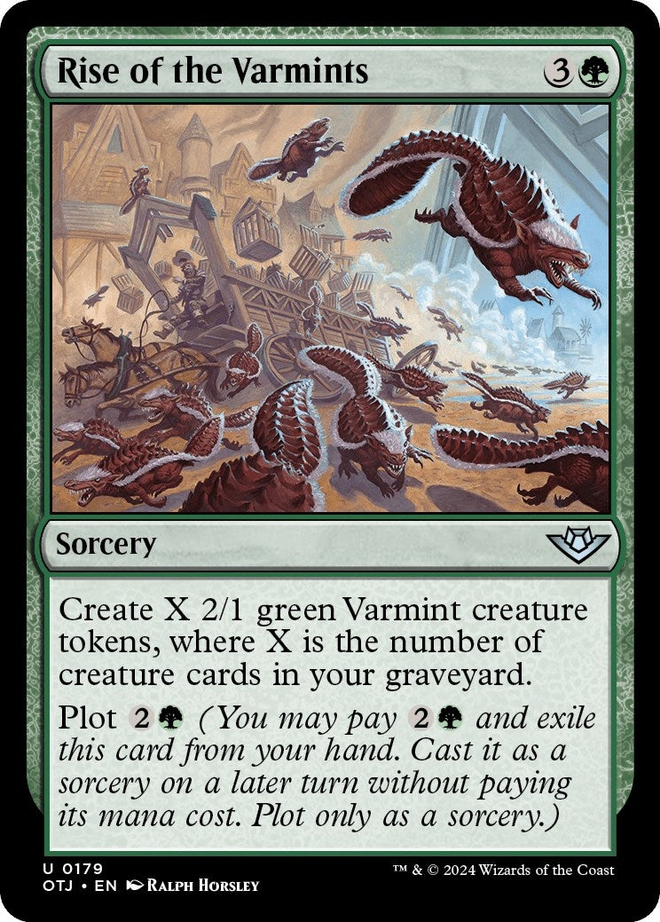 Rise of the Varmints (179) [OTJ] - MTG Single