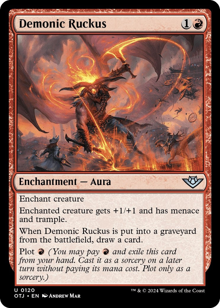 Demonic Ruckus (120) [OTJ] - MTG Single