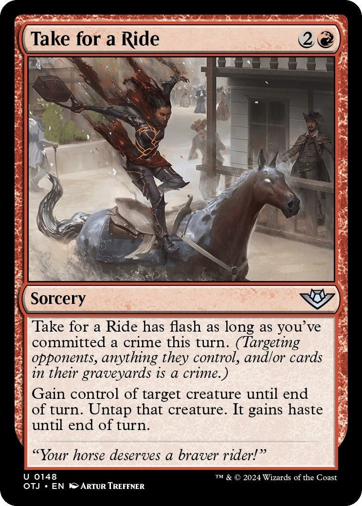 Take for a Ride (148) [OTJ] - MTG Single