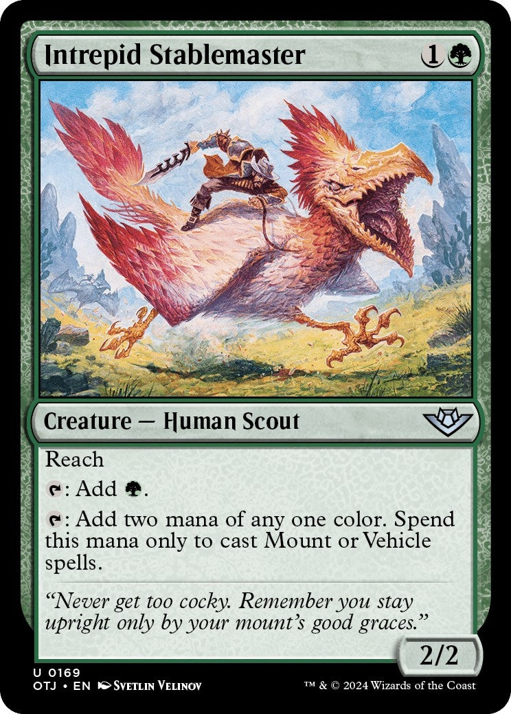 Intrepid Stablemaster (169) [OTJ] - MTG Single