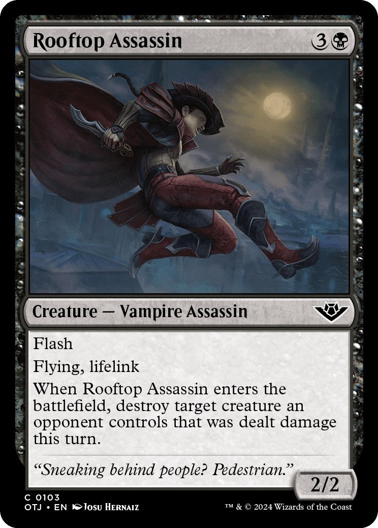 Rooftop Assassin (103) [OTJ] - MTG Single