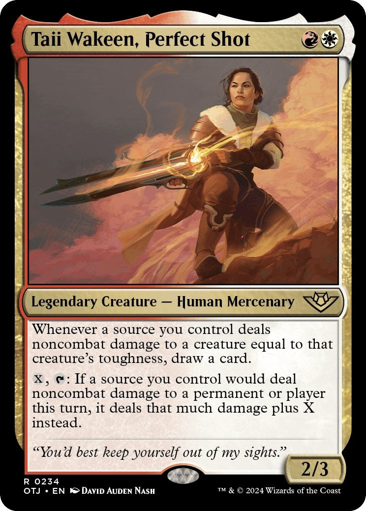Taii Wakeen Perfect Shot (234) [OTJ] - MTG Single