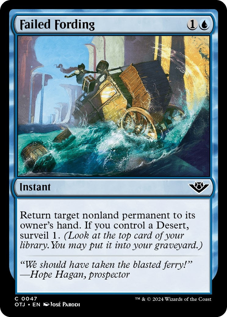 Failed Fording (47) [OTJ] - MTG Single