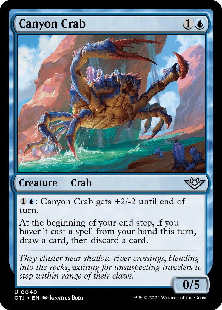Canyon Crab (40) [OTJ] - MTG Single