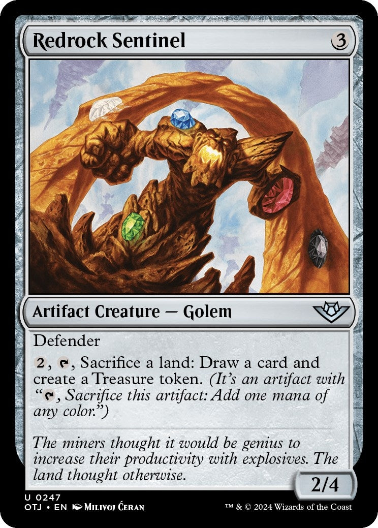 Redrock Sentinel (247) [OTJ] - MTG Single