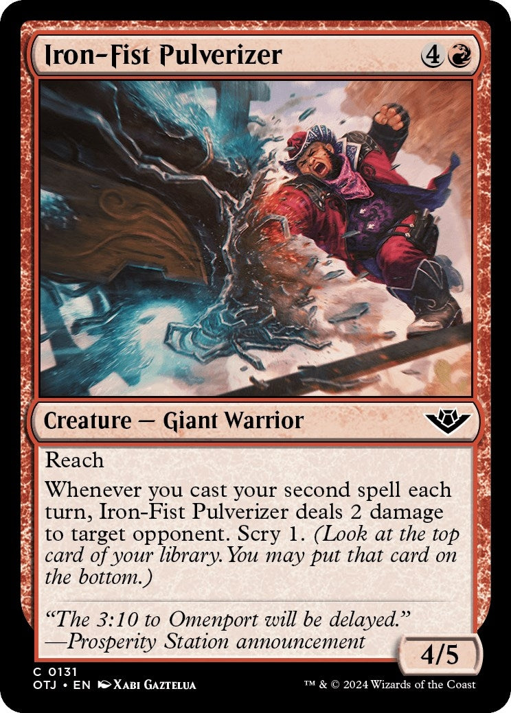 Iron-Fist Pulverizer (131) [OTJ] - MTG Single