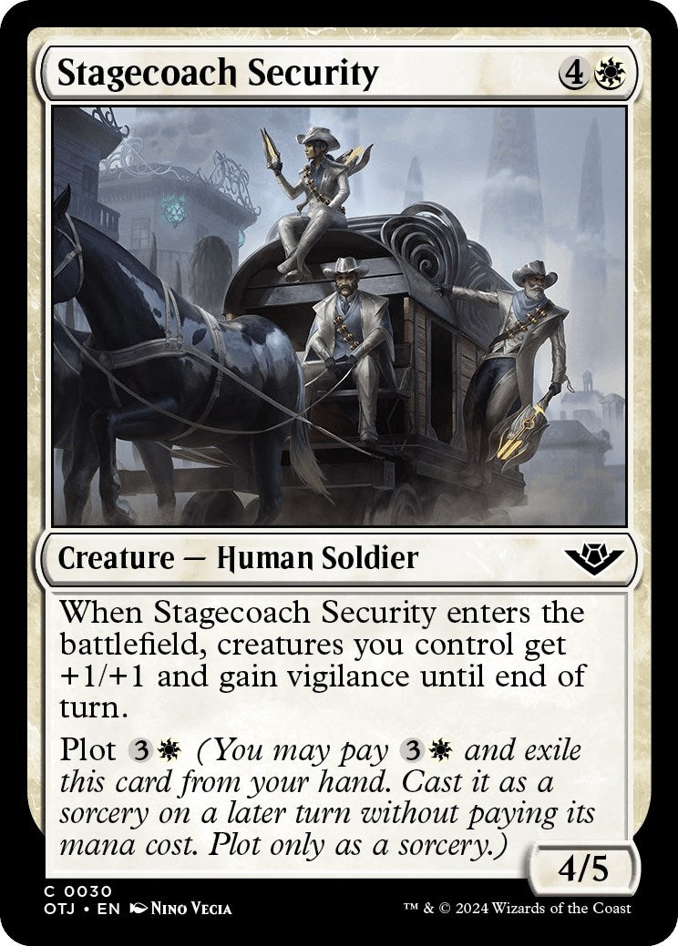 Stagecoach Security (30) [OTJ] - MTG Single