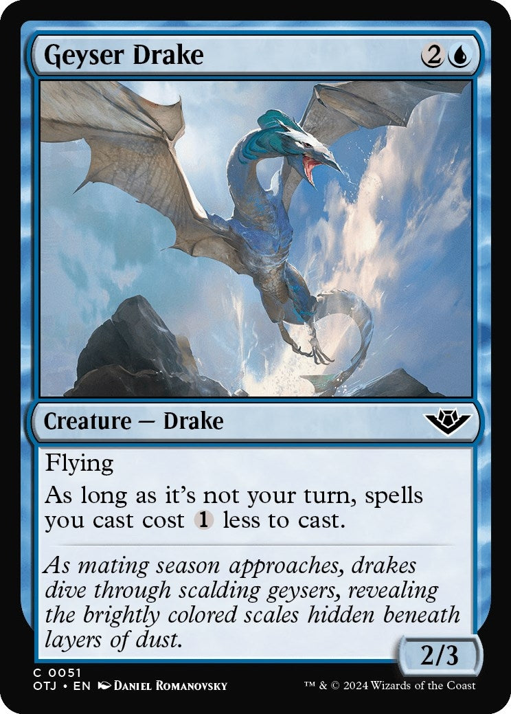 Geyser Drake (51) [OTJ] - MTG Single