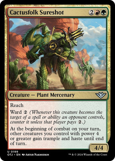 Cactusfolk Sureshot (199) [Outlaws of Thunder Junction]