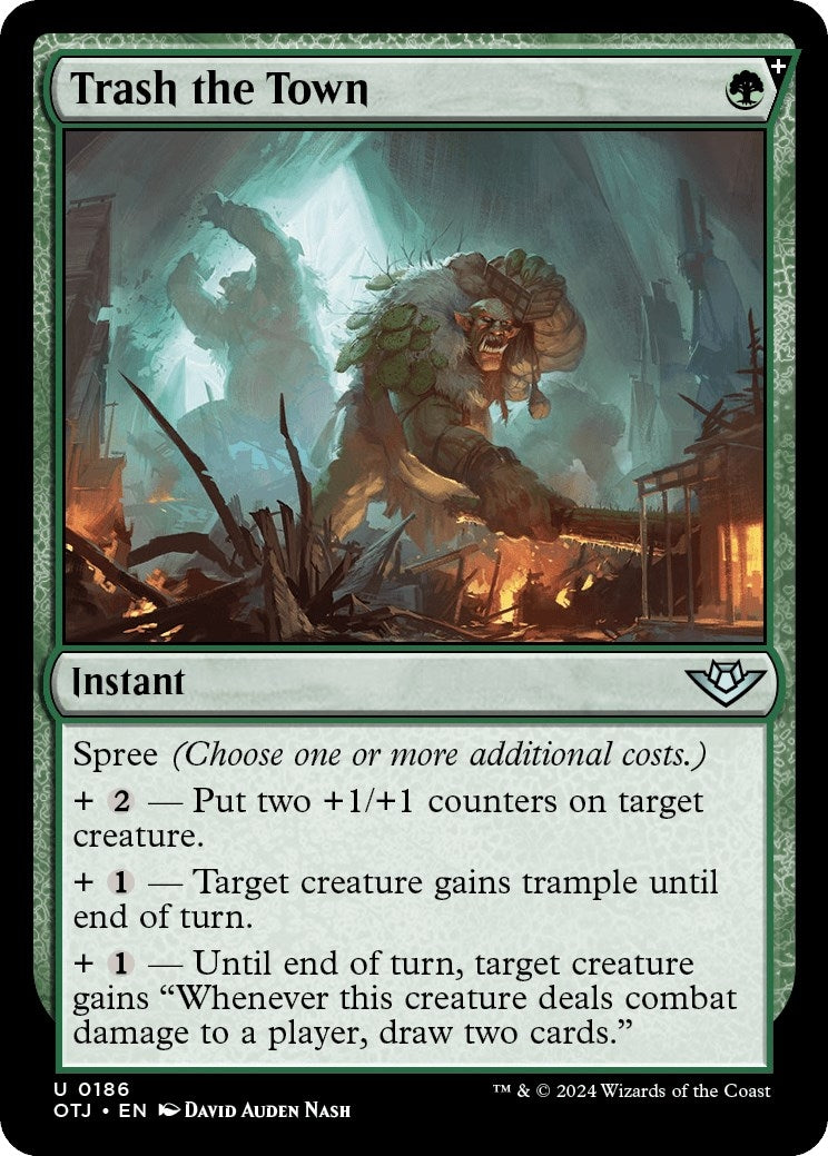 Trash the Town (186) [OTJ] - MTG Single