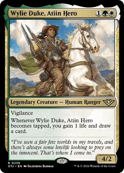 Wylie Duke, Atiin Hero (239) [Outlaws of Thunder Junction]