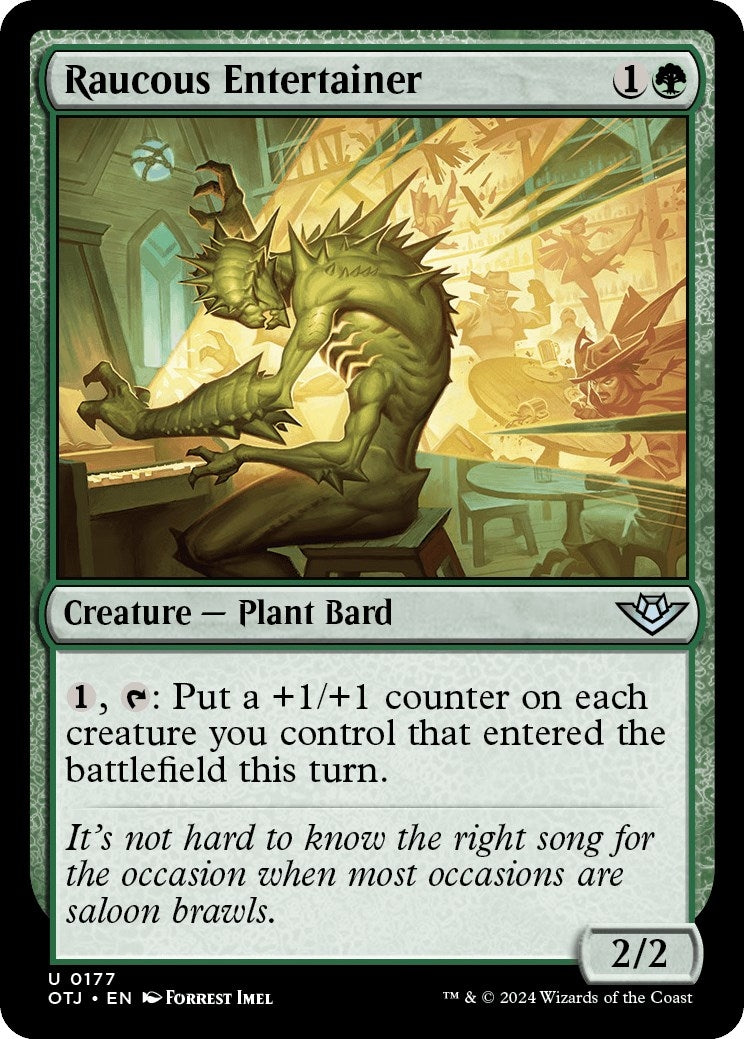 Raucous Entertainer (177) [OTJ] - MTG Single