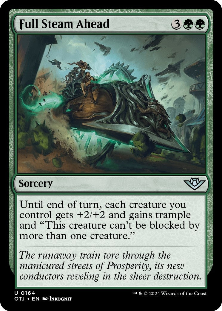 Full Steam Ahead (164) [OTJ] - MTG Single