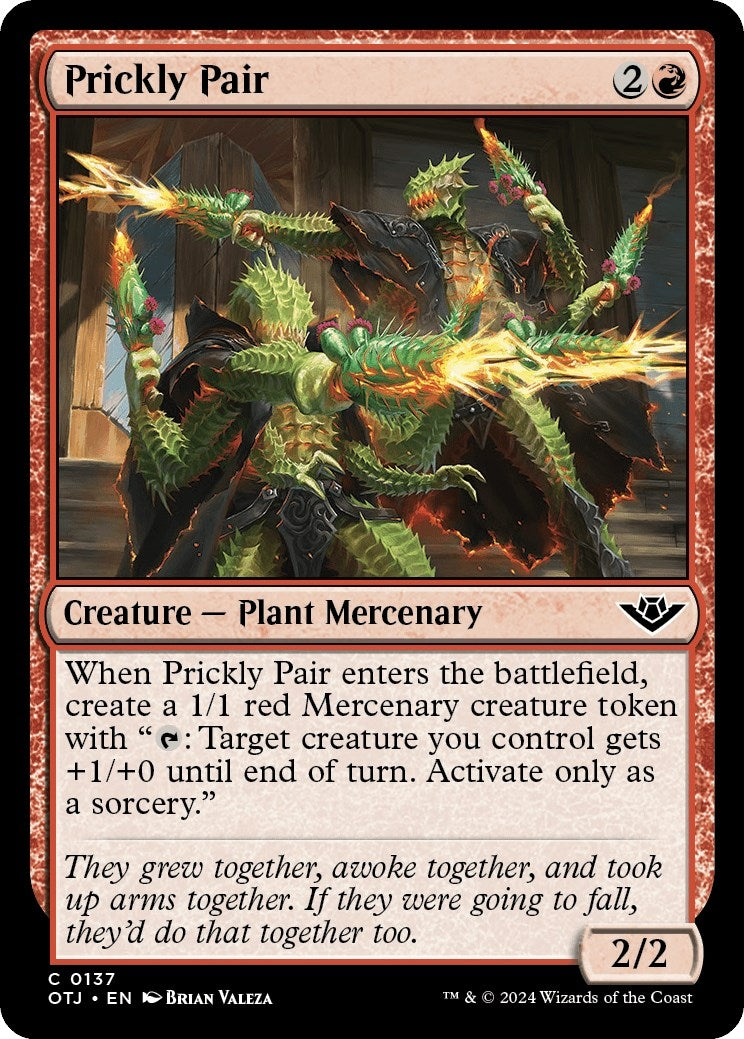 Prickly Pair (137) [OTJ] - MTG Single